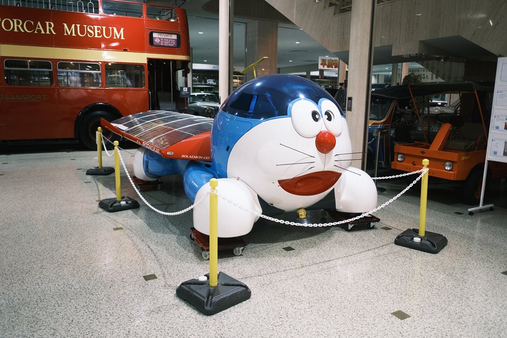 日本自動車博物館　ソーラーカー「ソラえもん号」