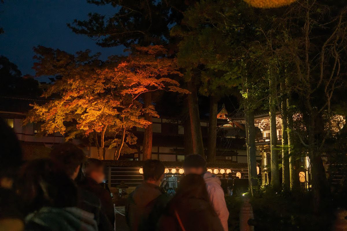 那谷寺 秋のナイトウォークイベント